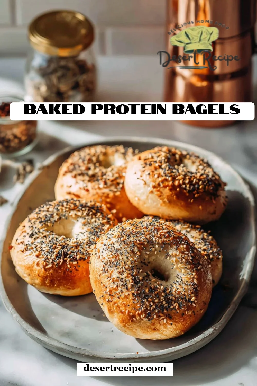 Baked Protein Bagels