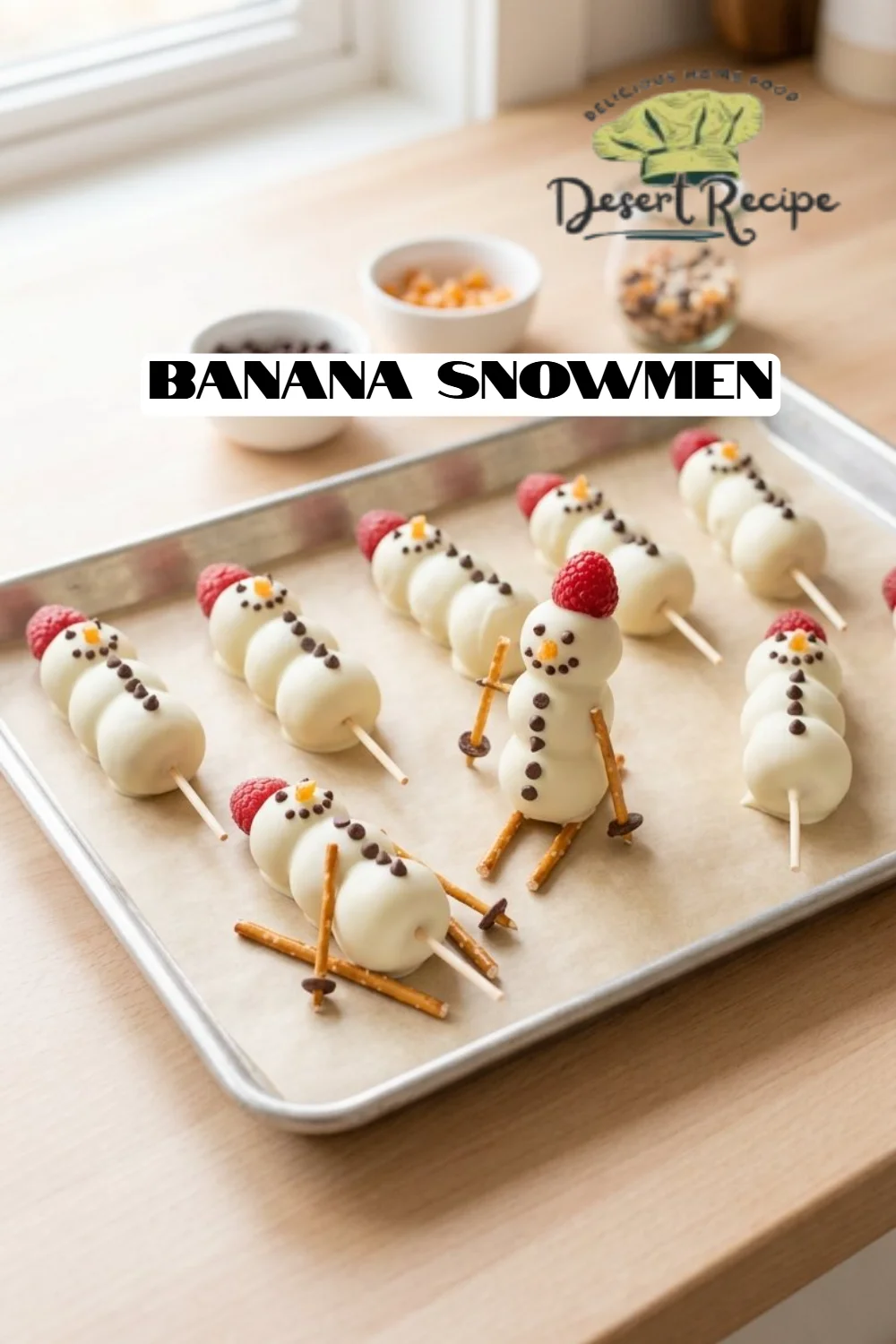 Banana Snowmen