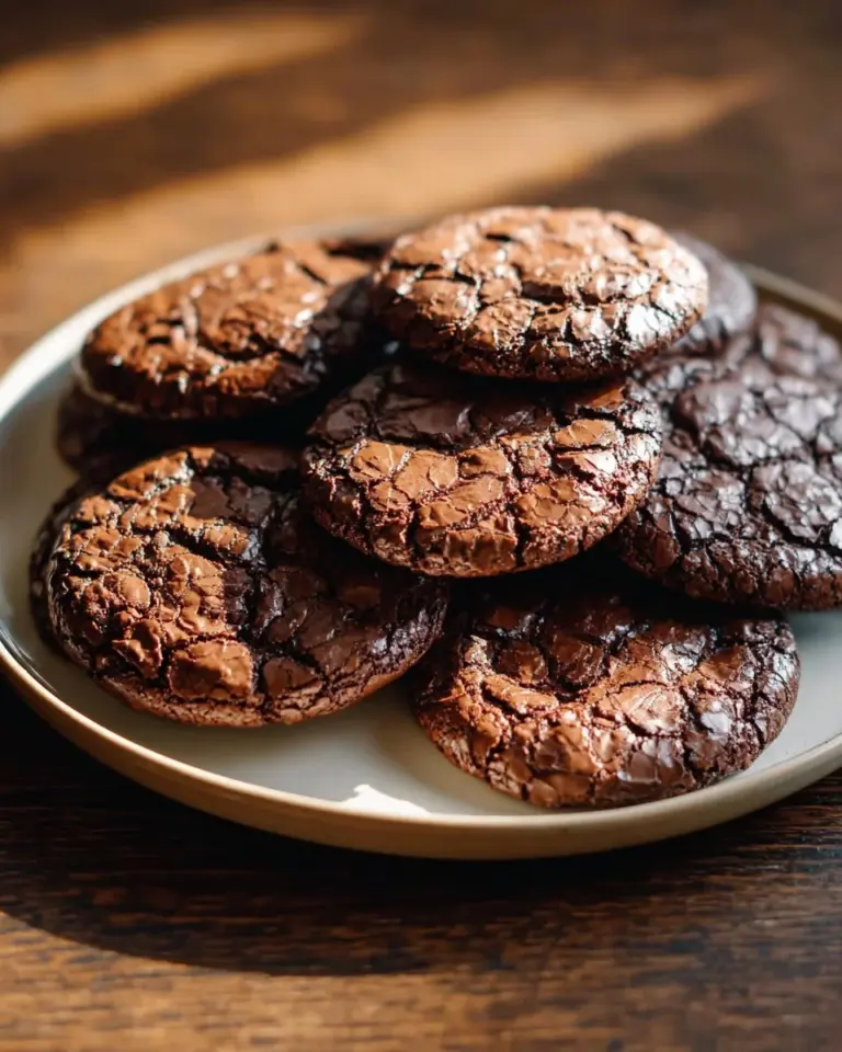 Delicious brownie cookies with rich chocolate flavor and chewy texture