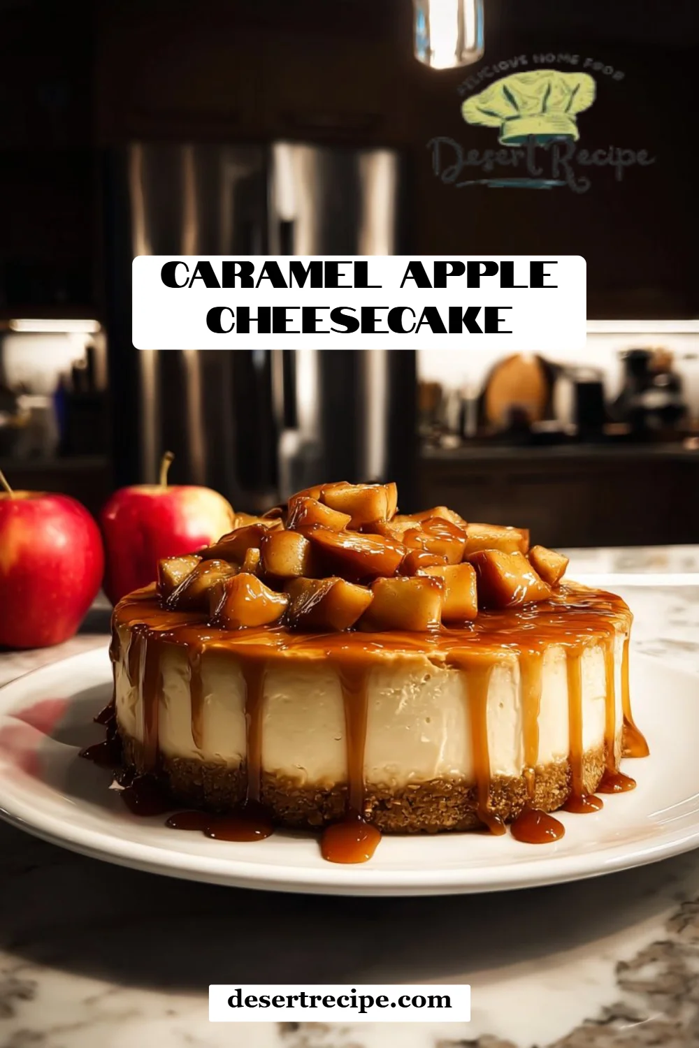 Caramel Apple Cheesecake
