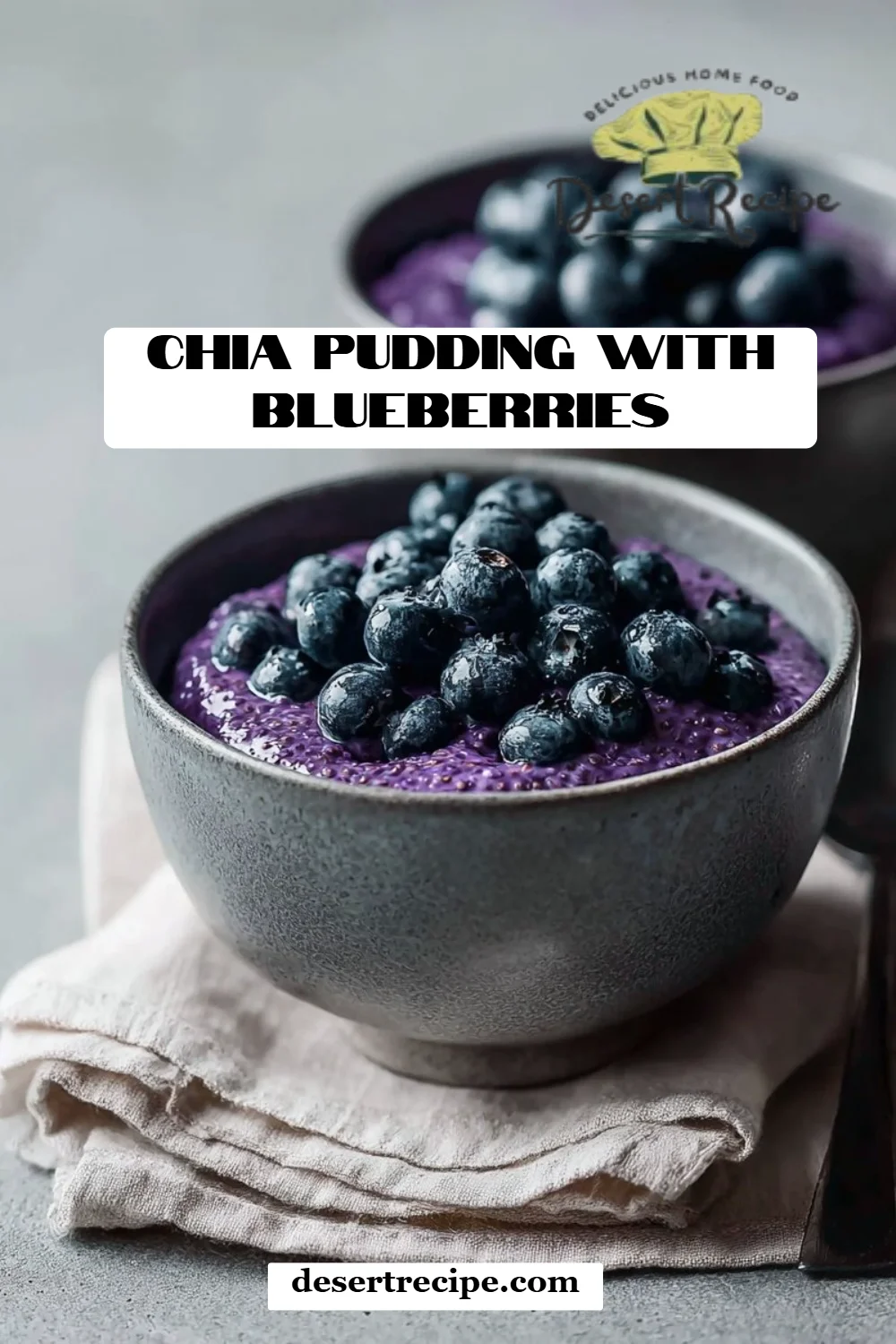 Chia Pudding with Blueberries