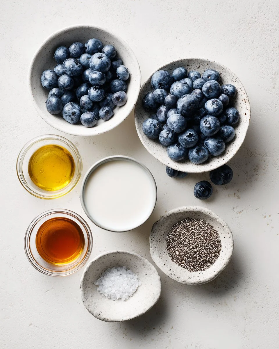 Chia Pudding with Blueberries