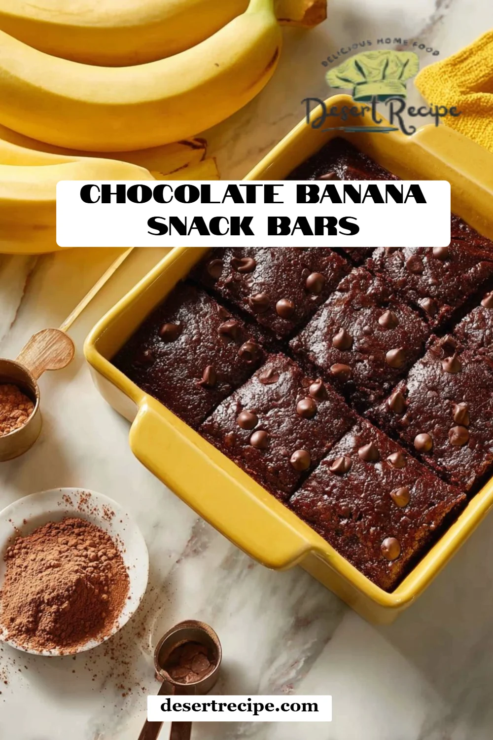 Chocolate Banana Snack Bars