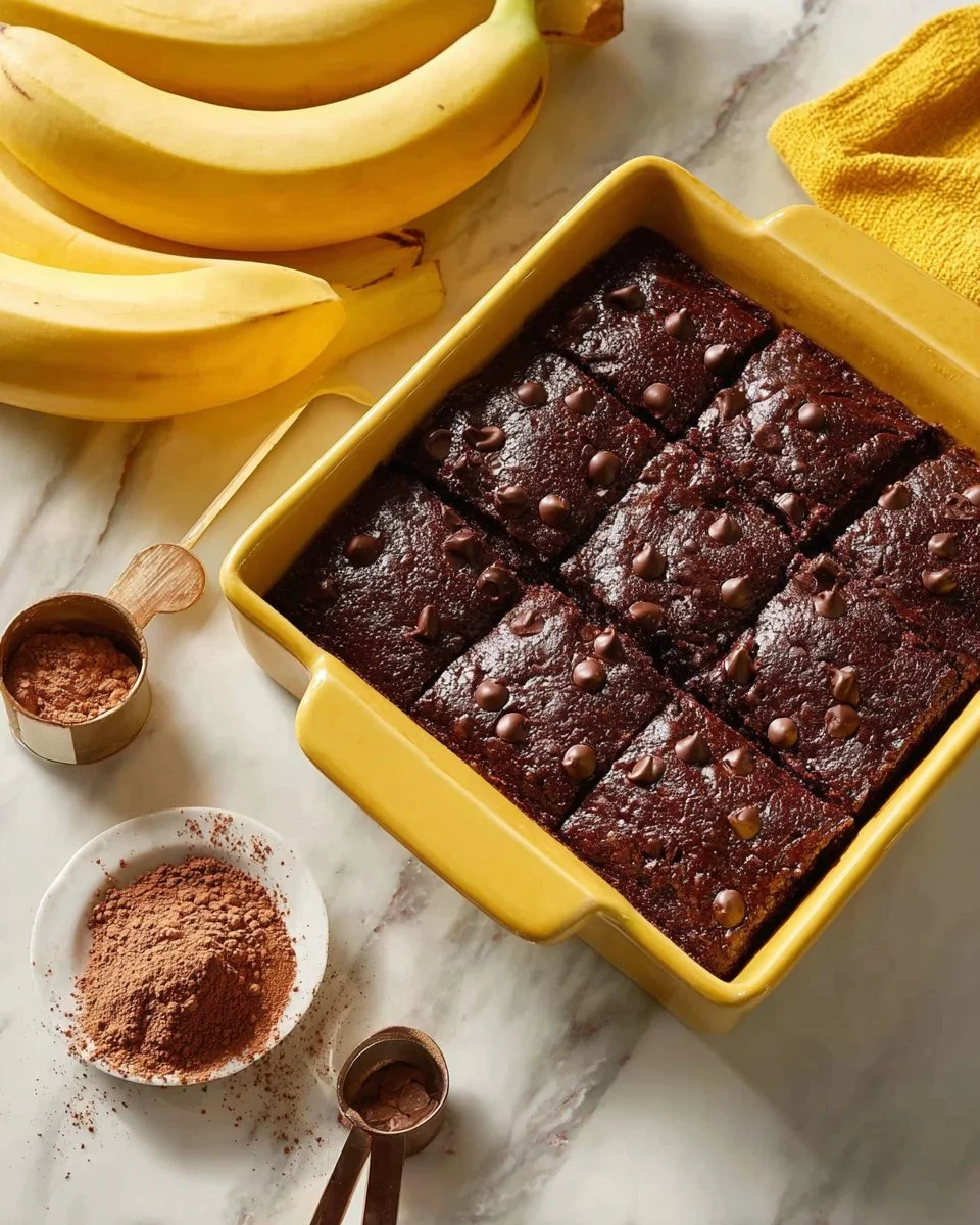 Chocolate Banana Snack Bars