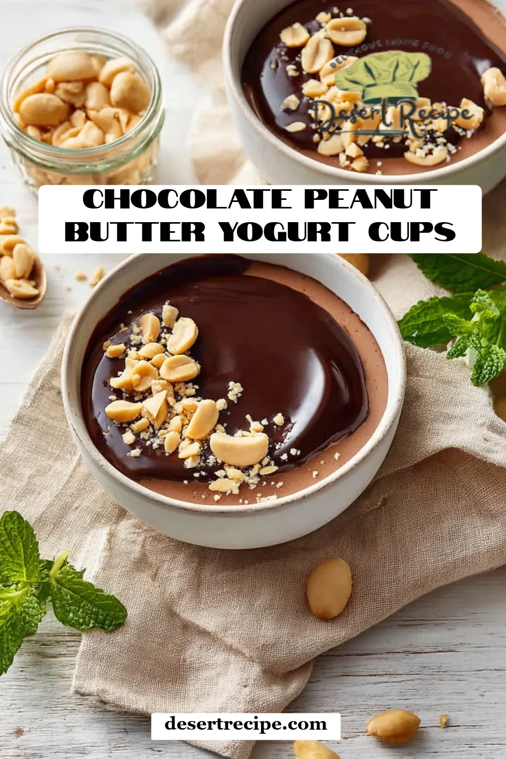 Chocolate Peanut Butter Yogurt Cups