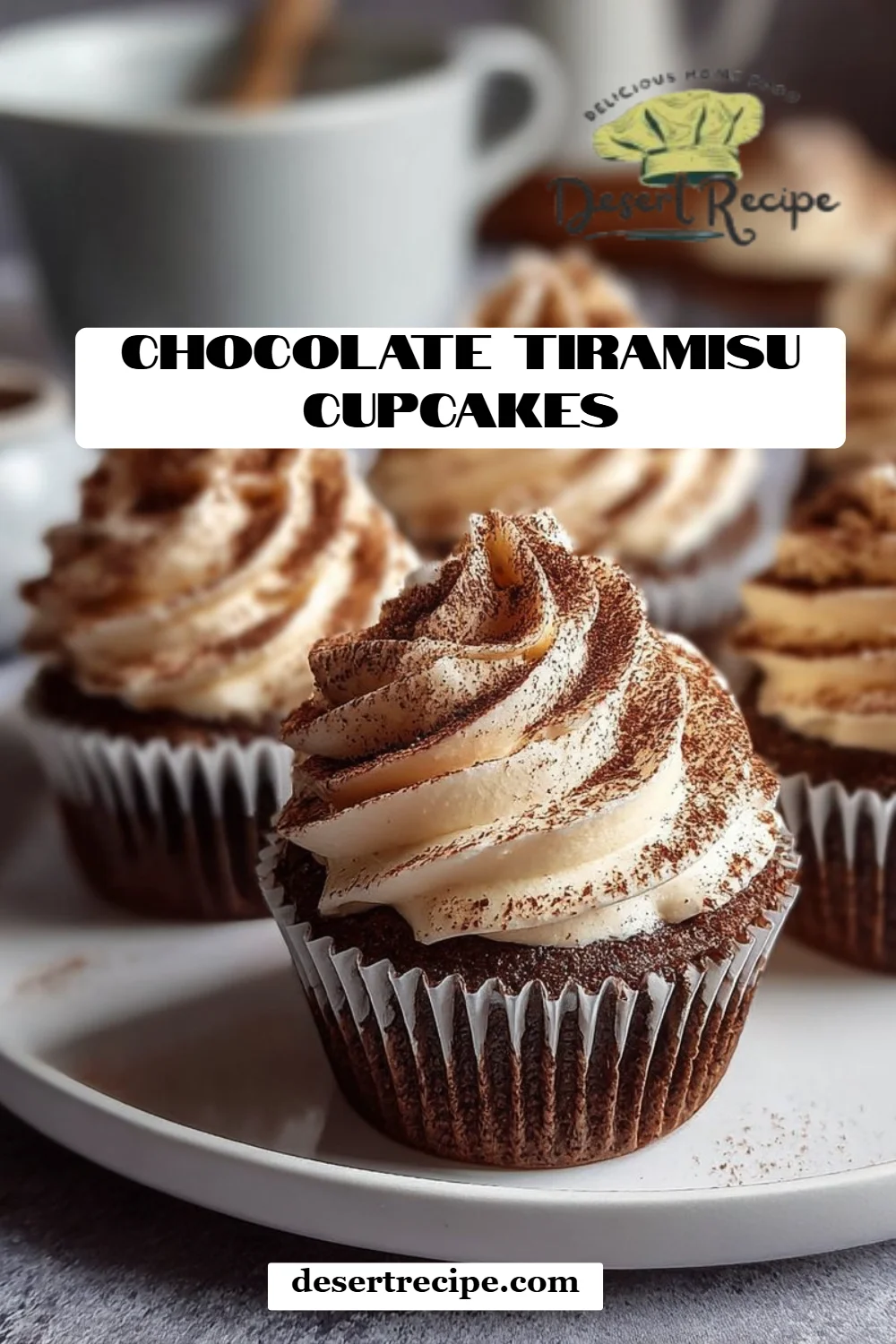 Chocolate Tiramisu Cupcakes