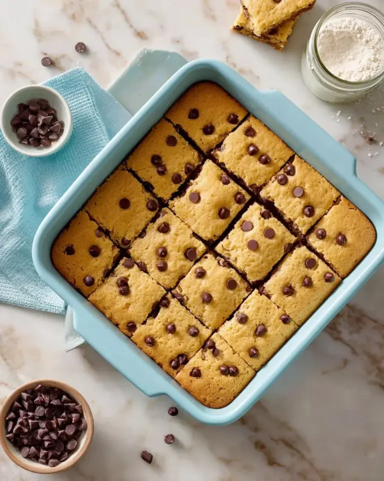 Delicious Cottage Cheese Cookie Dough Brownies on a white plate