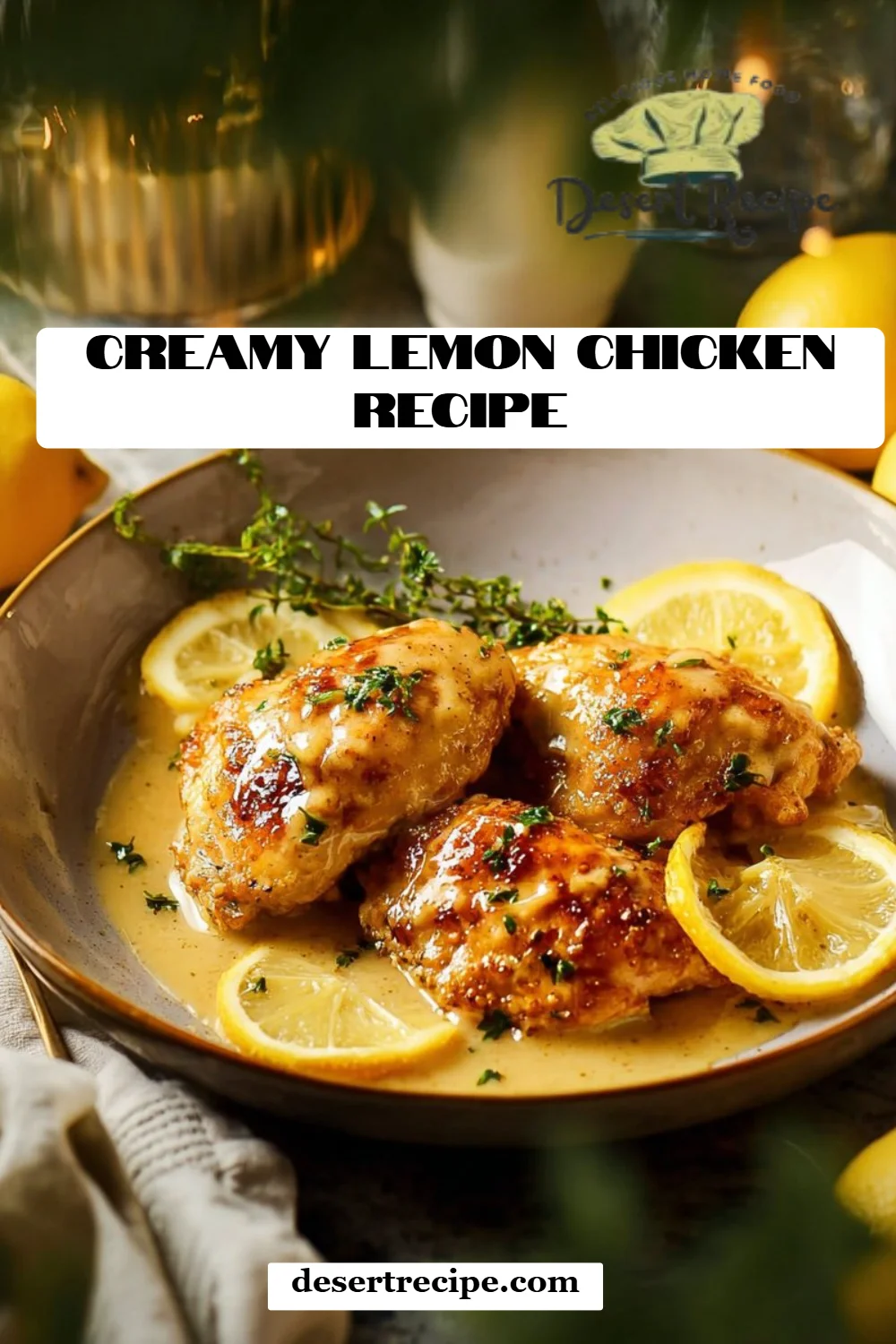 Creamy Lemon Chicken Recipe