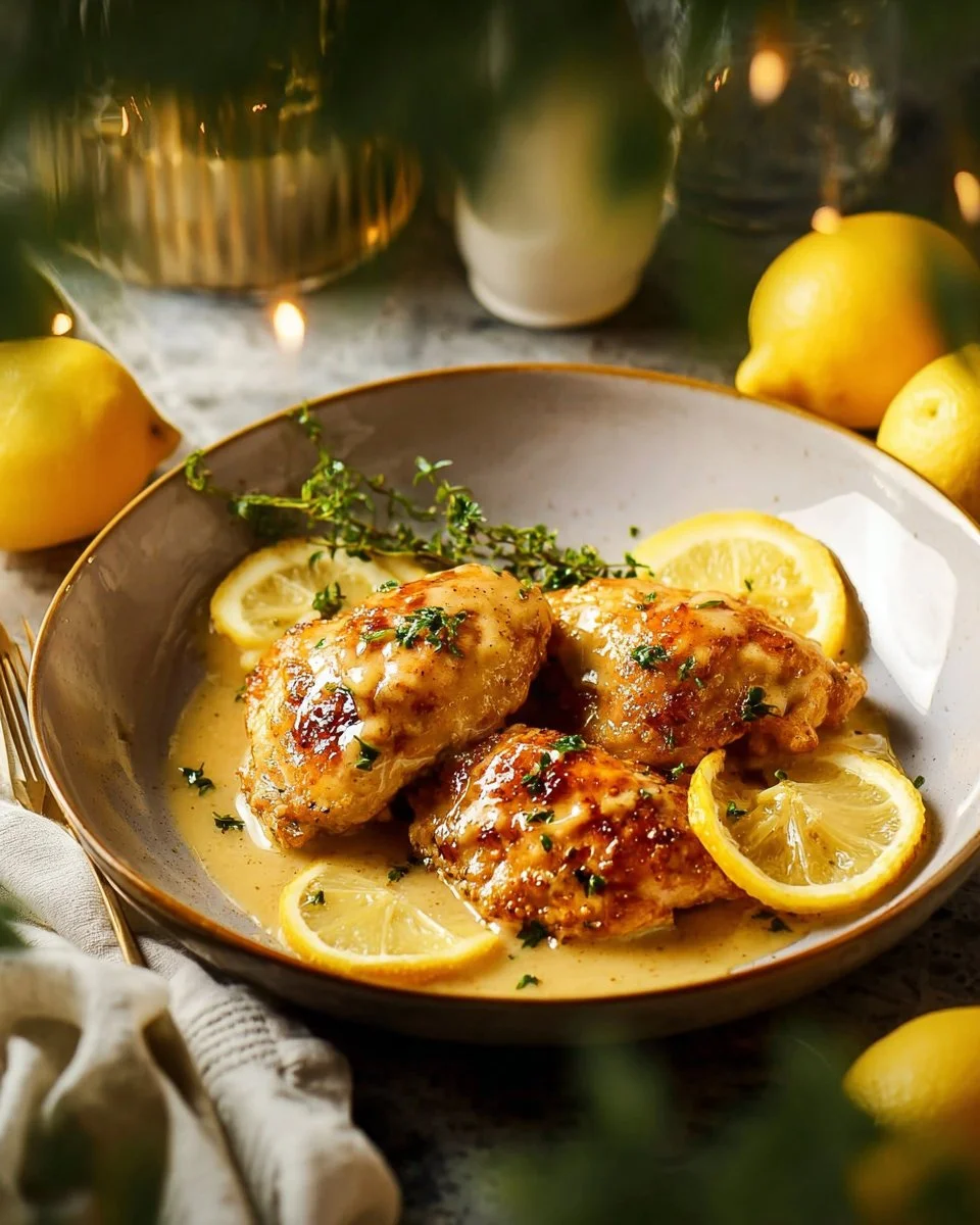 Creamy Lemon Chicken Recipe