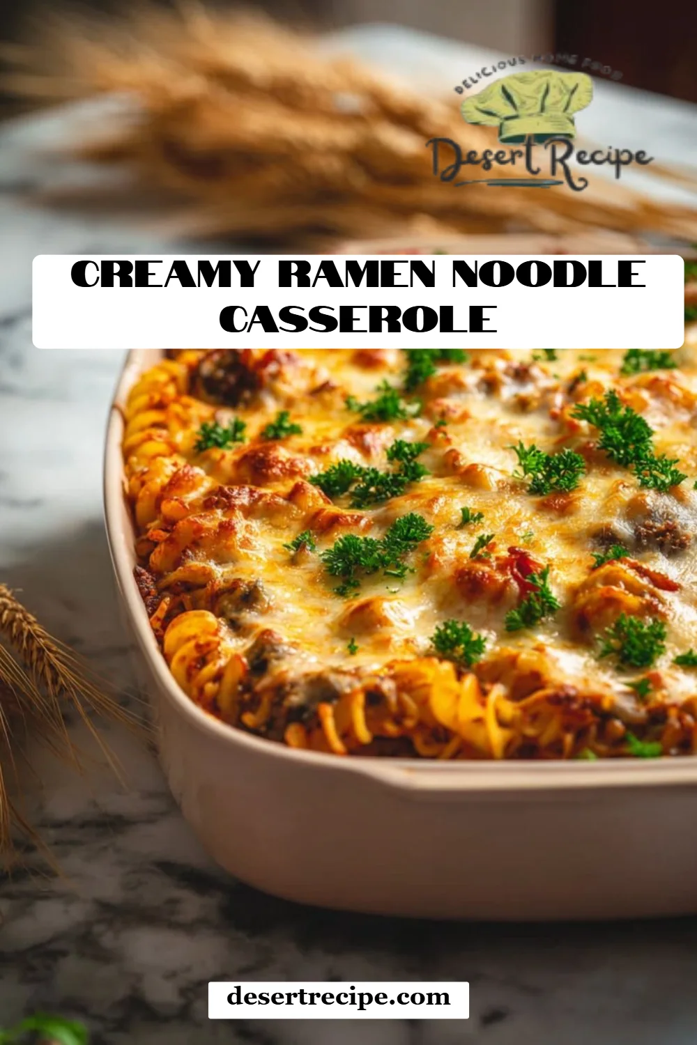 Creamy Ramen Noodle Casserole