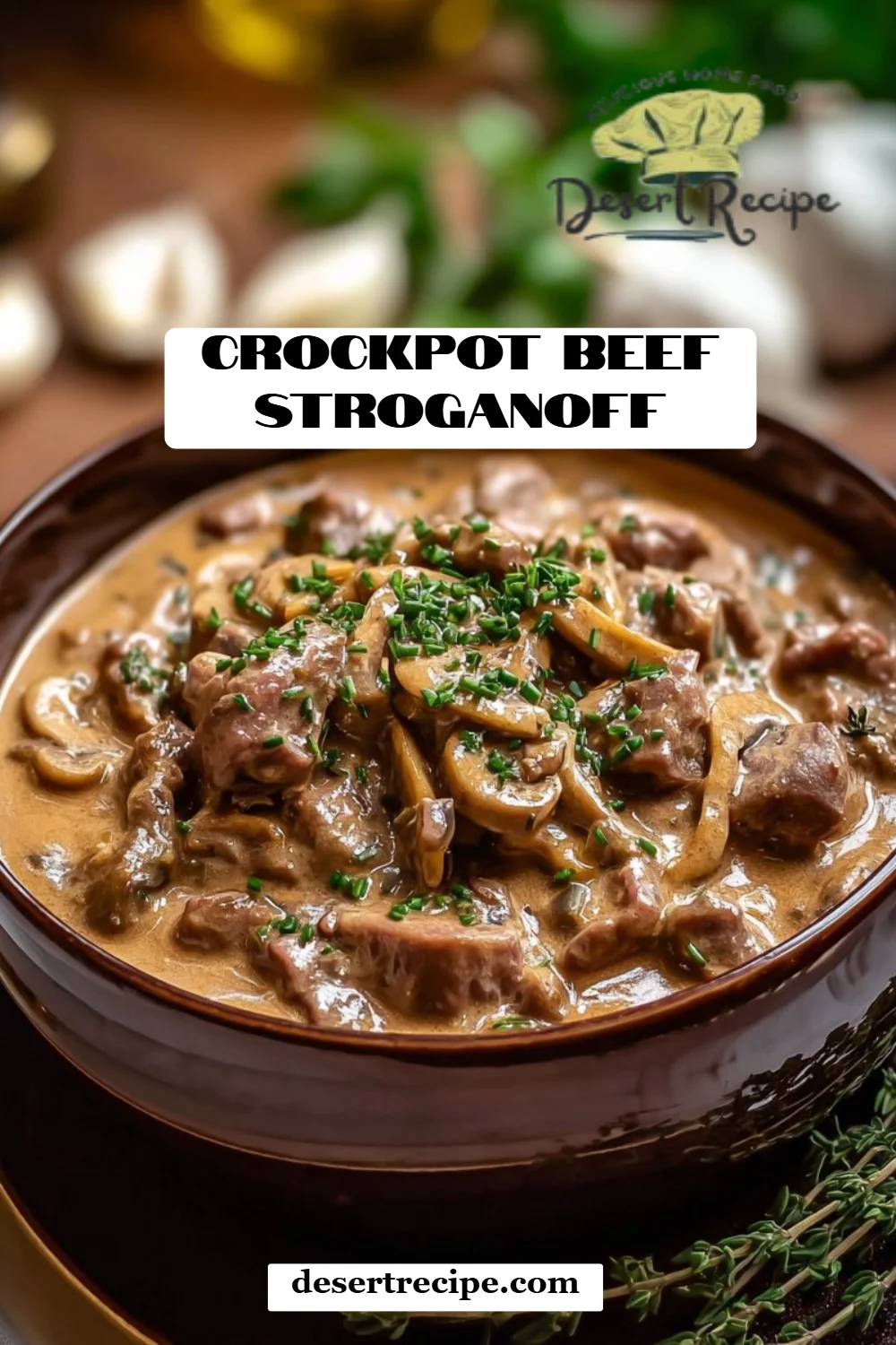 Crockpot Beef Stroganoff