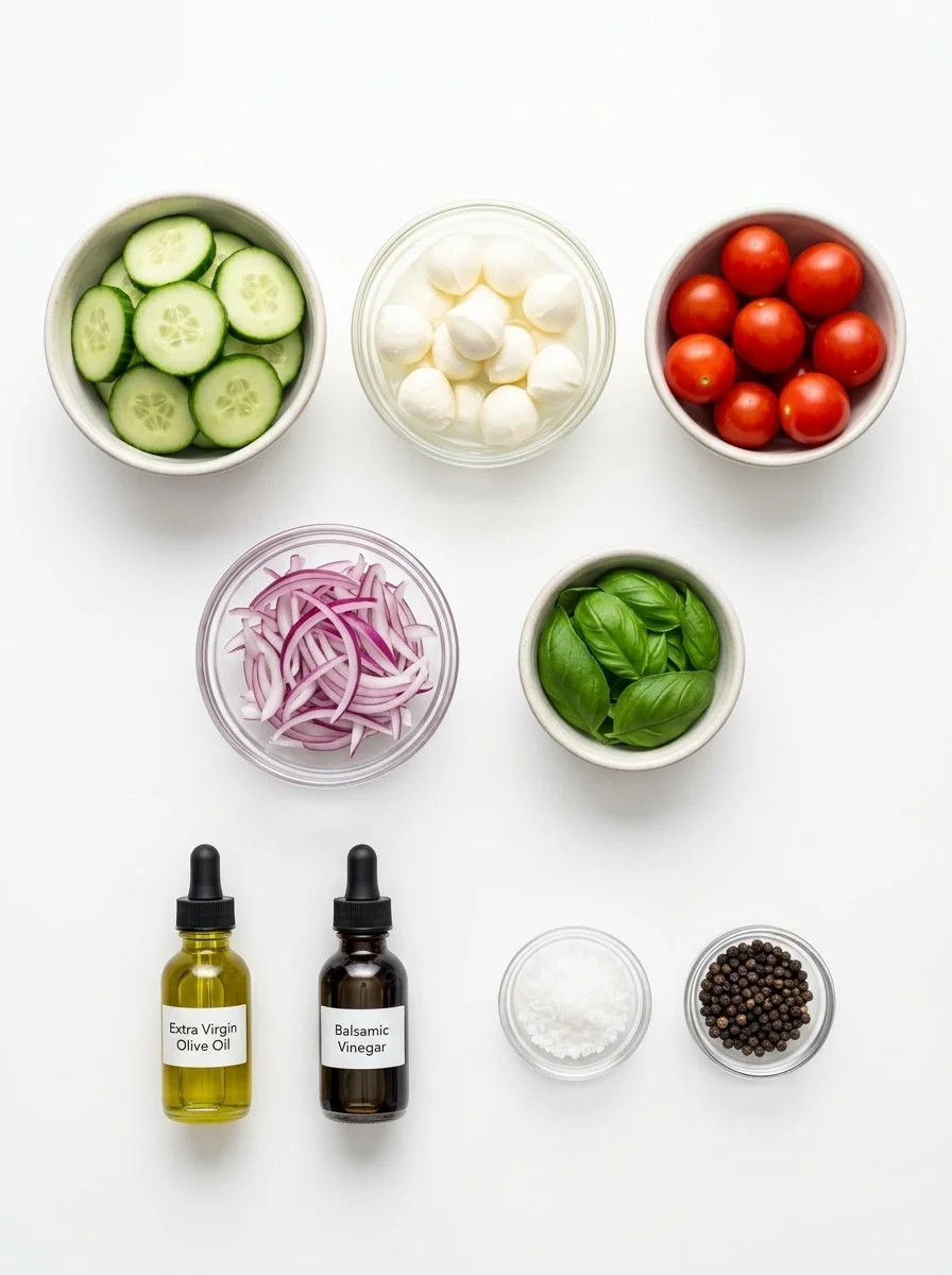Cucumber Mozzarella Salad