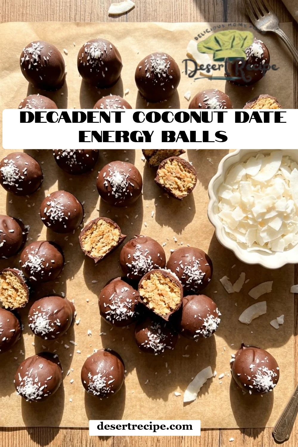 Decadent Coconut Date Energy Balls