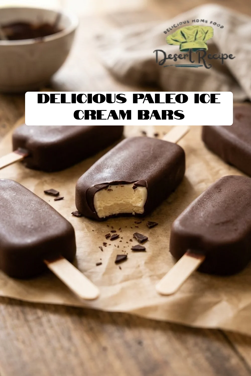 Delicious Paleo Ice Cream Bars