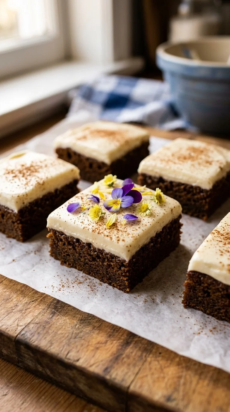 Deliciously Healthy Carrot Cake Bars