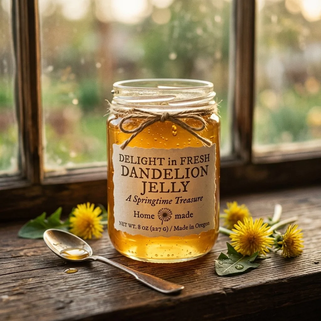 Delight in Fresh Dandelion Jelly: A Springtime Treasure