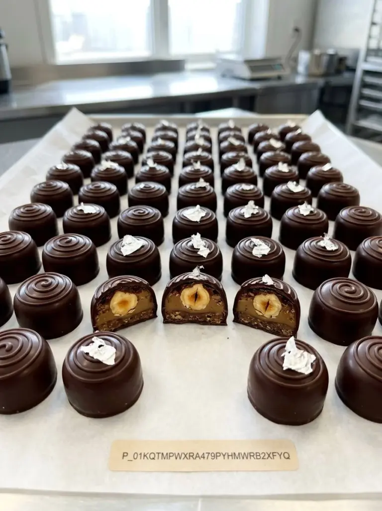 Delicious dark chocolate fig truffles, vegan and Paleo, topped with bits of figs.