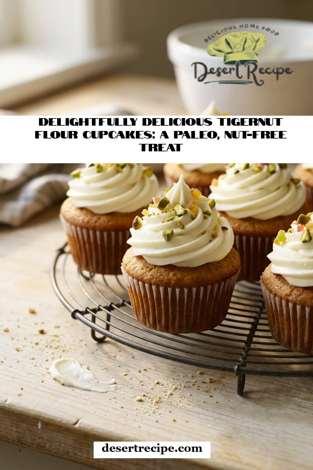 Delightfully Delicious Tigernut Flour Cupcakes: A Paleo, Nut-Free Treat