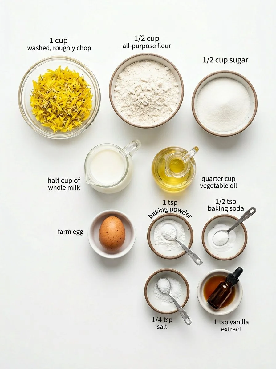 Delightfully Unique Dandelion Muffins