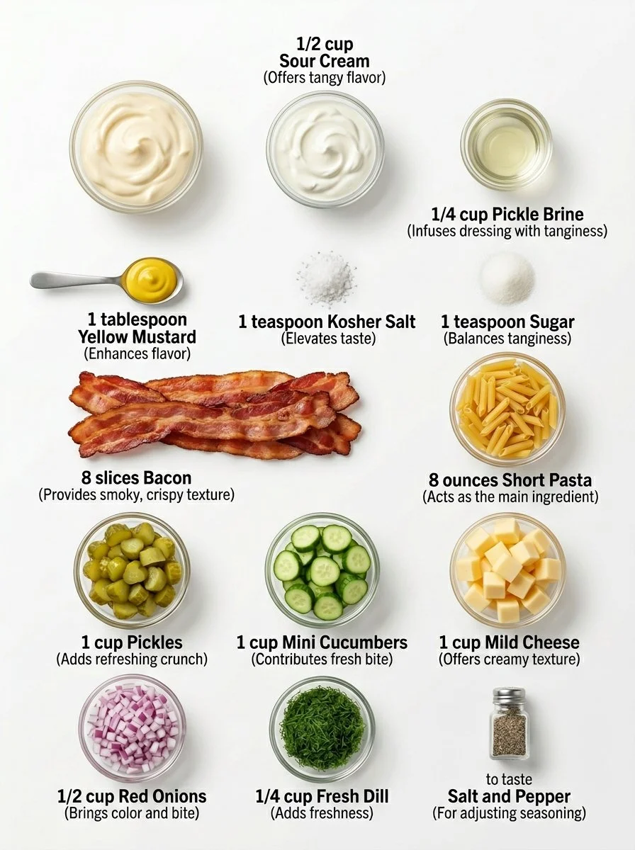Dill Pickle Bacon Pasta Salad That Will Wow Your Taste Buds