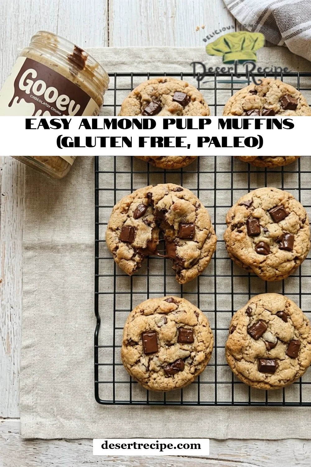 Easy Almond Pulp Muffins (Gluten Free, Paleo)
