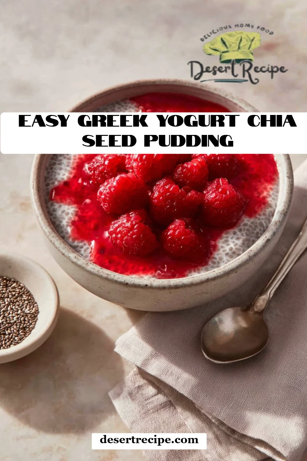 Easy Greek Yogurt Chia Seed Pudding