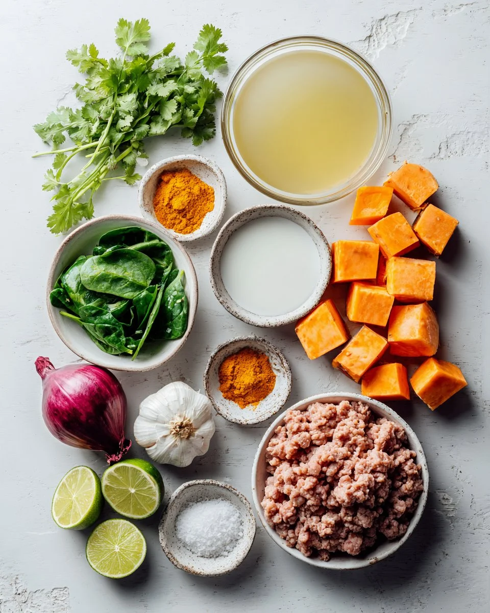 Easy Ground Turkey and Sweet Potato Soup