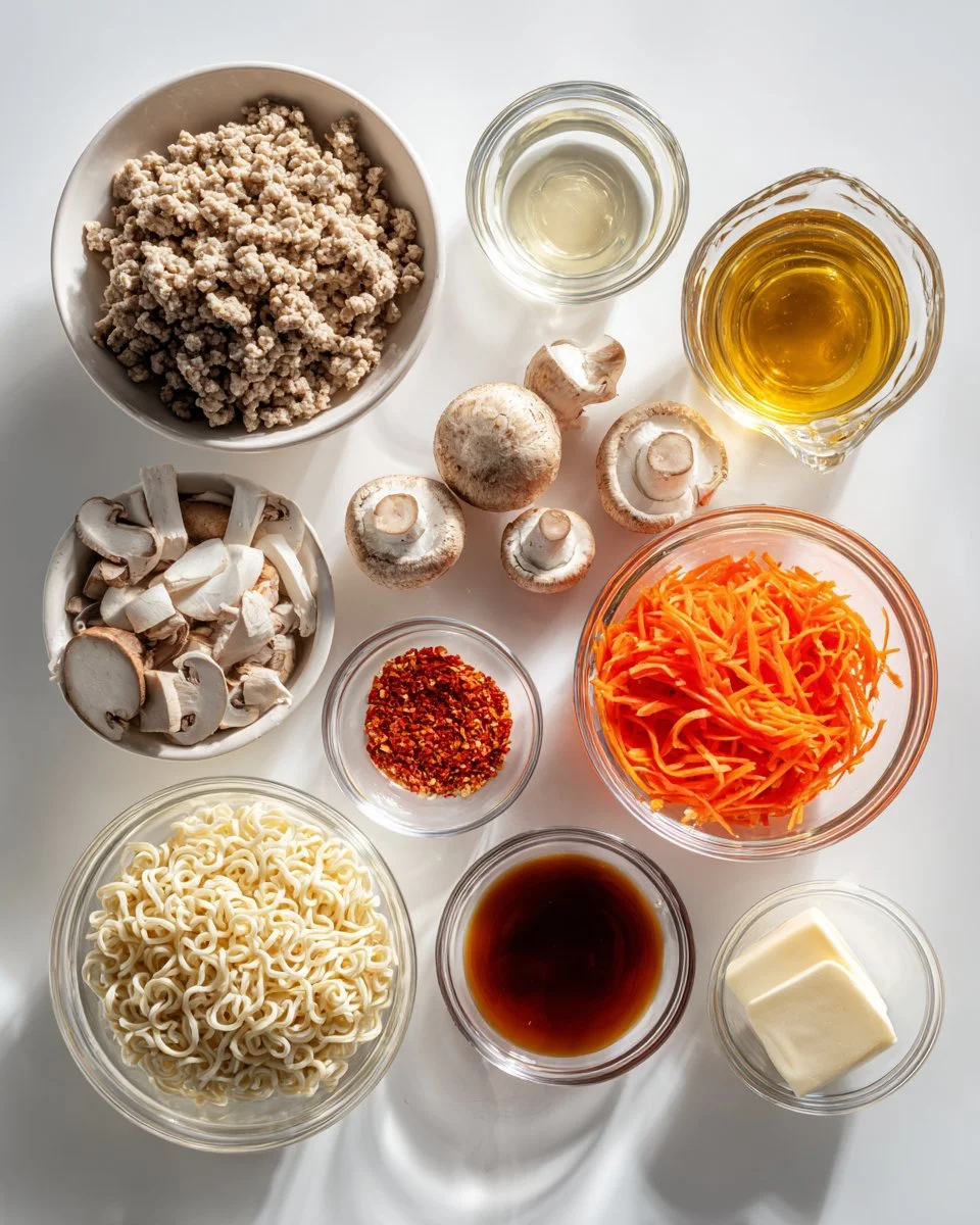 Easy Ground Turkey Ramen Noodles