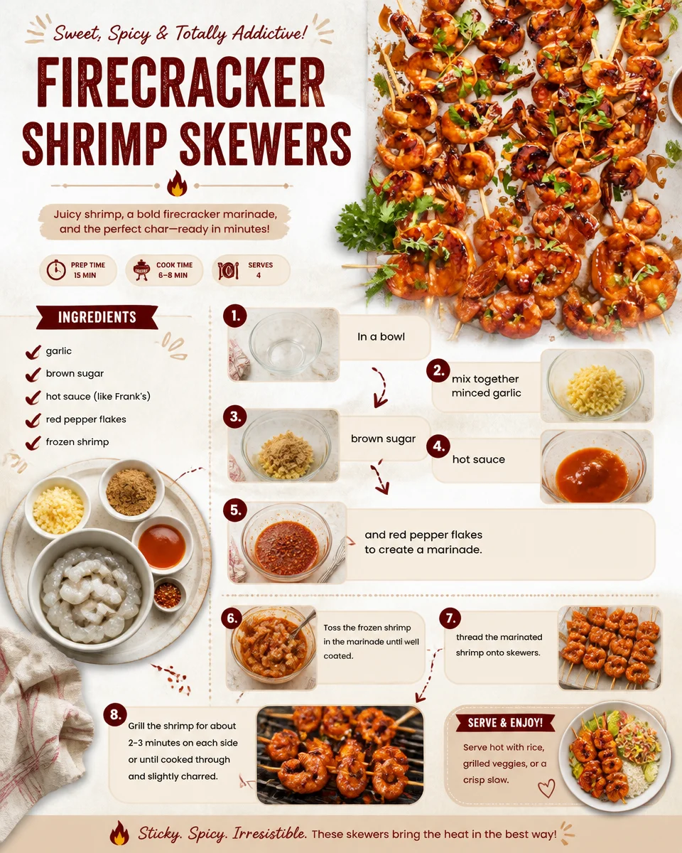 Firecracker Shrimp Skewers