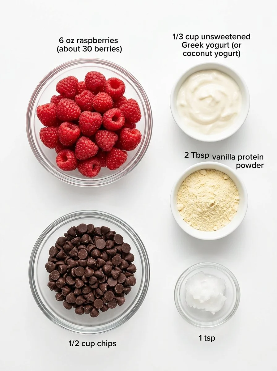 Frozen Chocolate Covered Raspberries