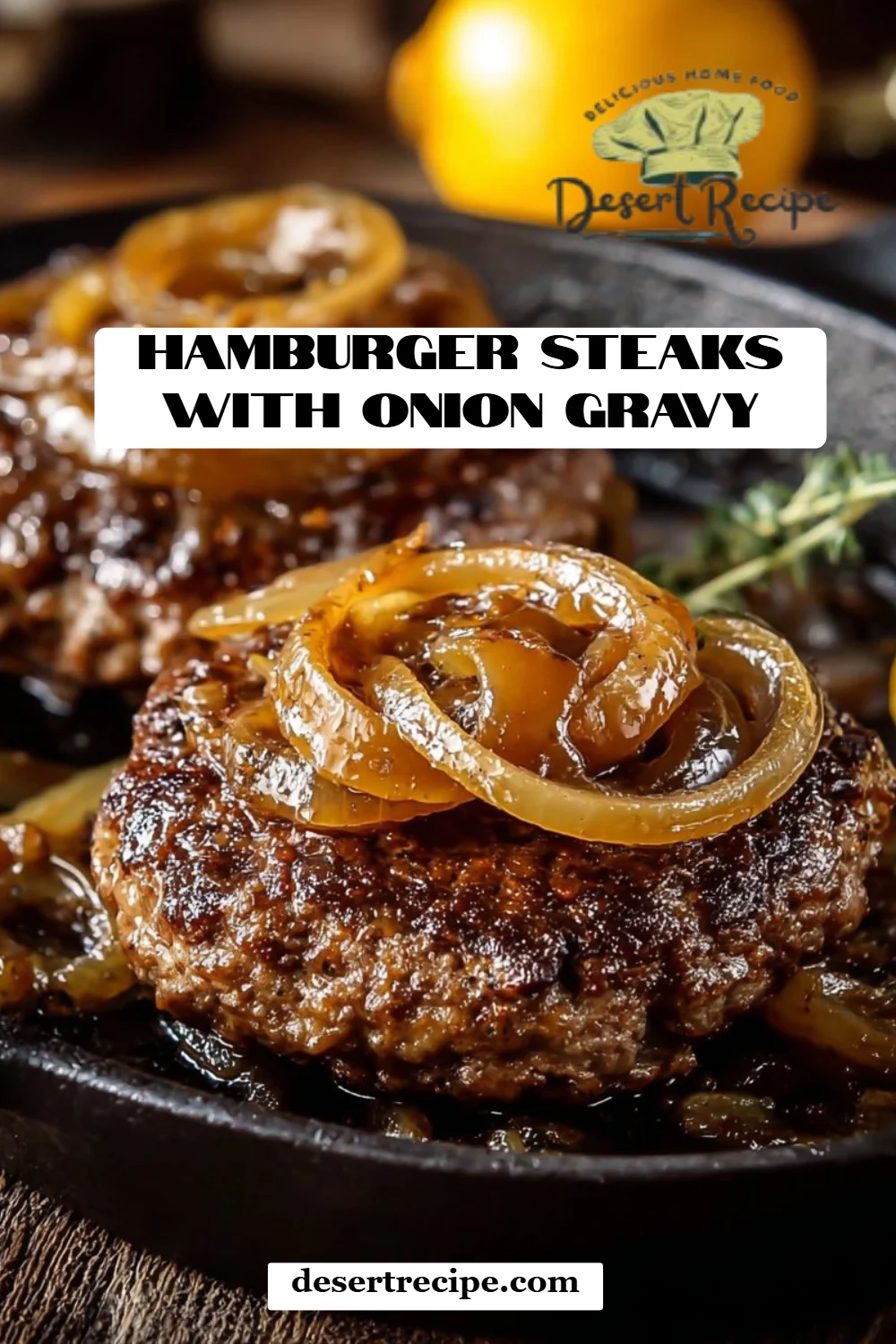 Hamburger Steaks with Onion Gravy
