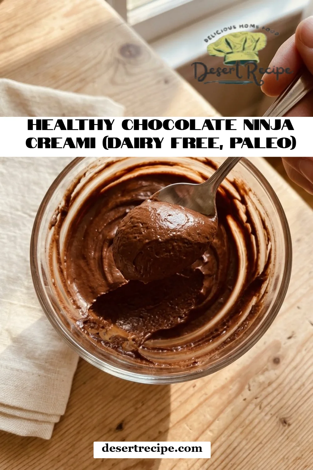 Healthy Chocolate Ninja Creami (Dairy Free, Paleo)