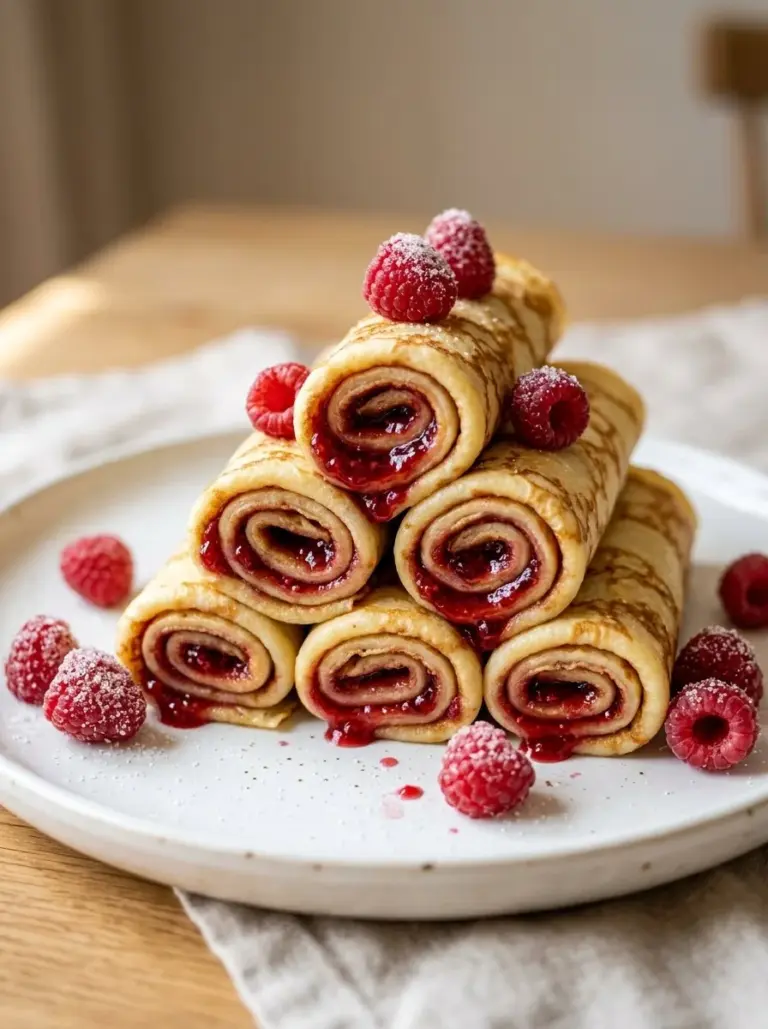 Healthy Coconut Flour Crepes recipe for a paleo and gluten-free diet