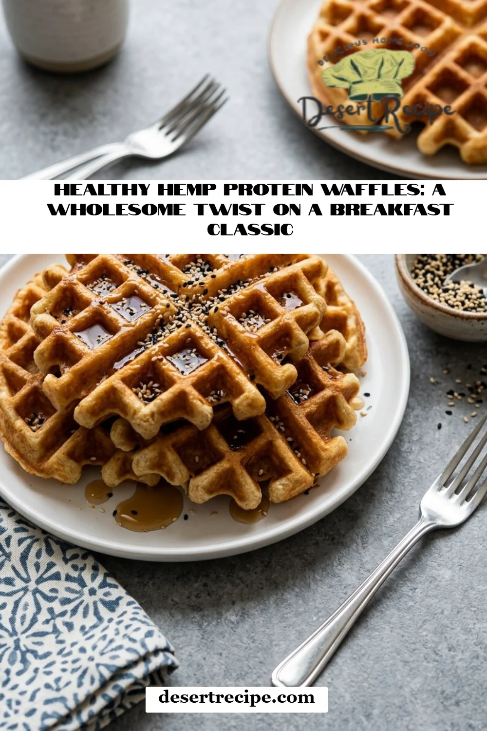 Healthy Hemp Protein Waffles: A Wholesome Twist on a Breakfast Classic