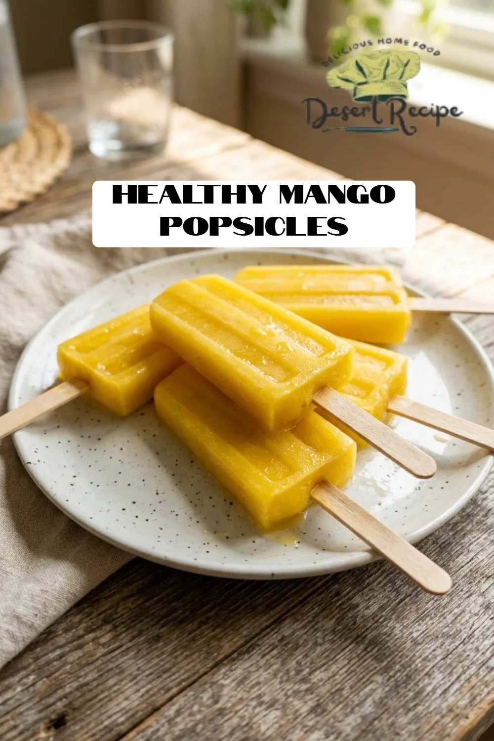Healthy Mango Popsicles