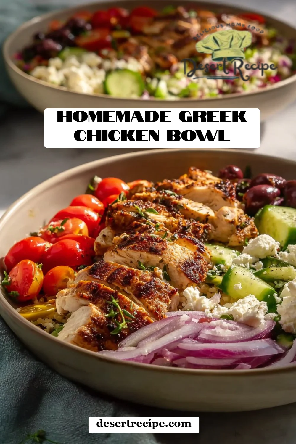 Homemade Greek Chicken Bowl