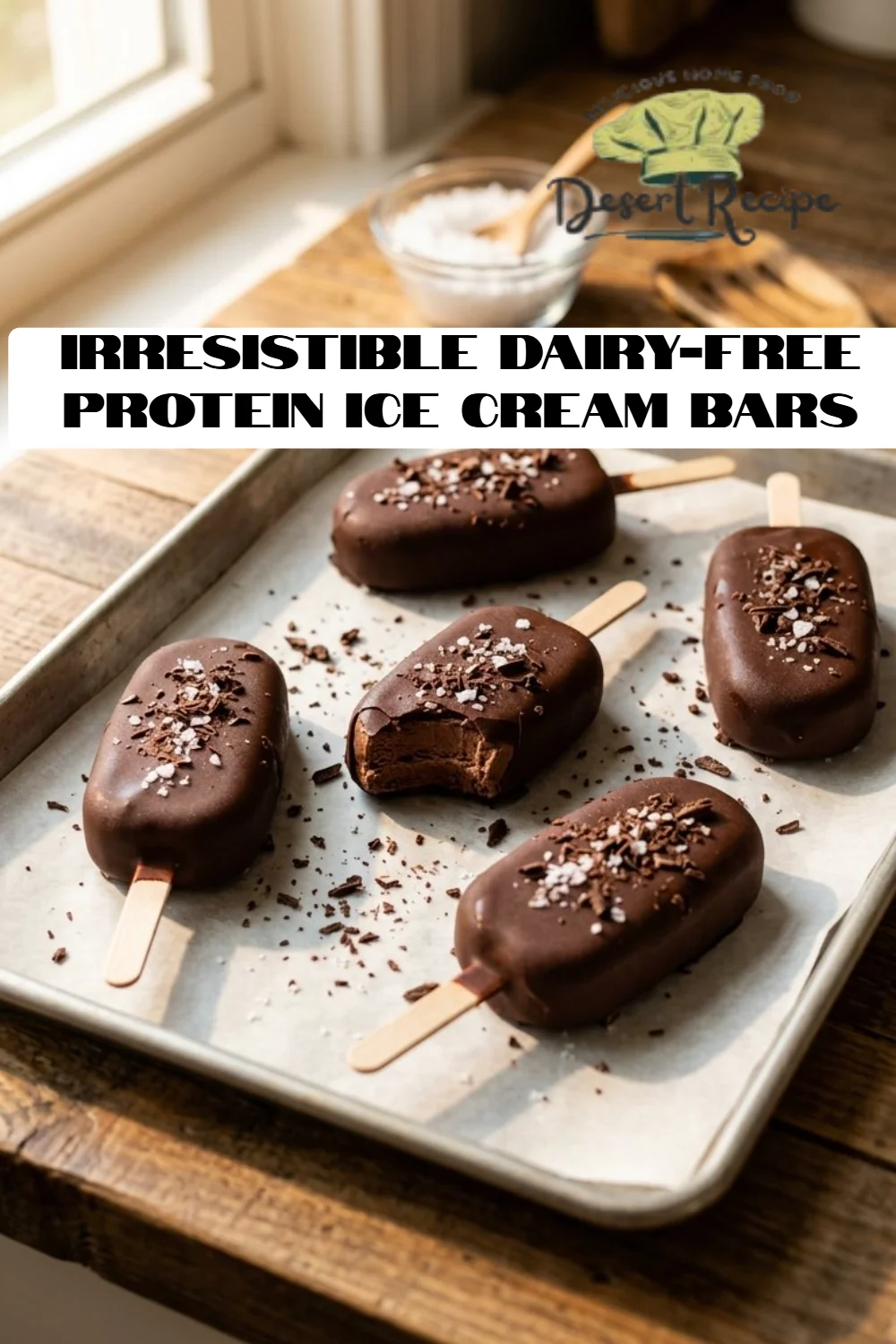 Irresistible Dairy-Free Protein Ice Cream Bars