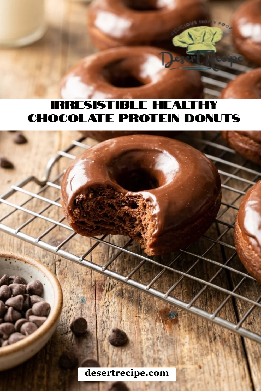 Irresistible Healthy Chocolate Protein Donuts