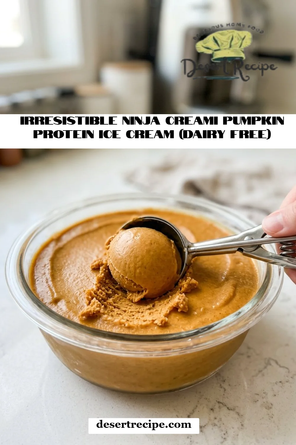 Irresistible Ninja Creami Pumpkin Protein Ice Cream (Dairy Free)