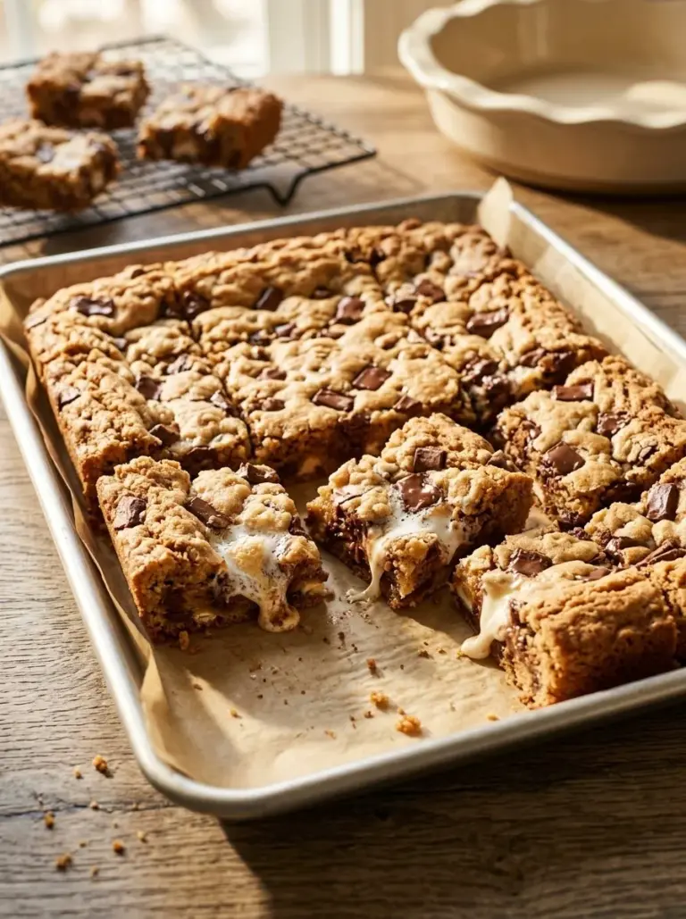 Irresistible S'mores Blondies - a deliciously decadent paleo and vegan dessert