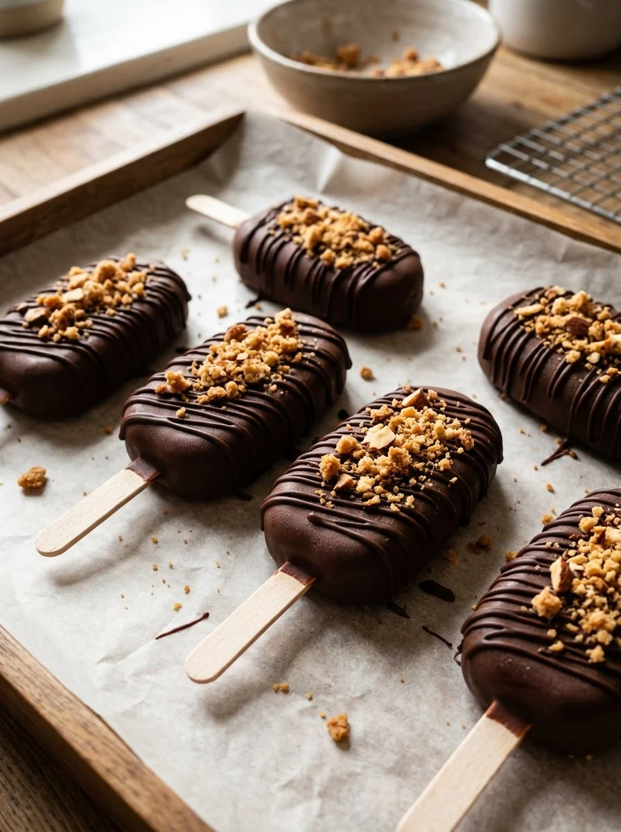 Irresistibly creamy cinnamon ice cream bars, egg-free and paleo-friendly