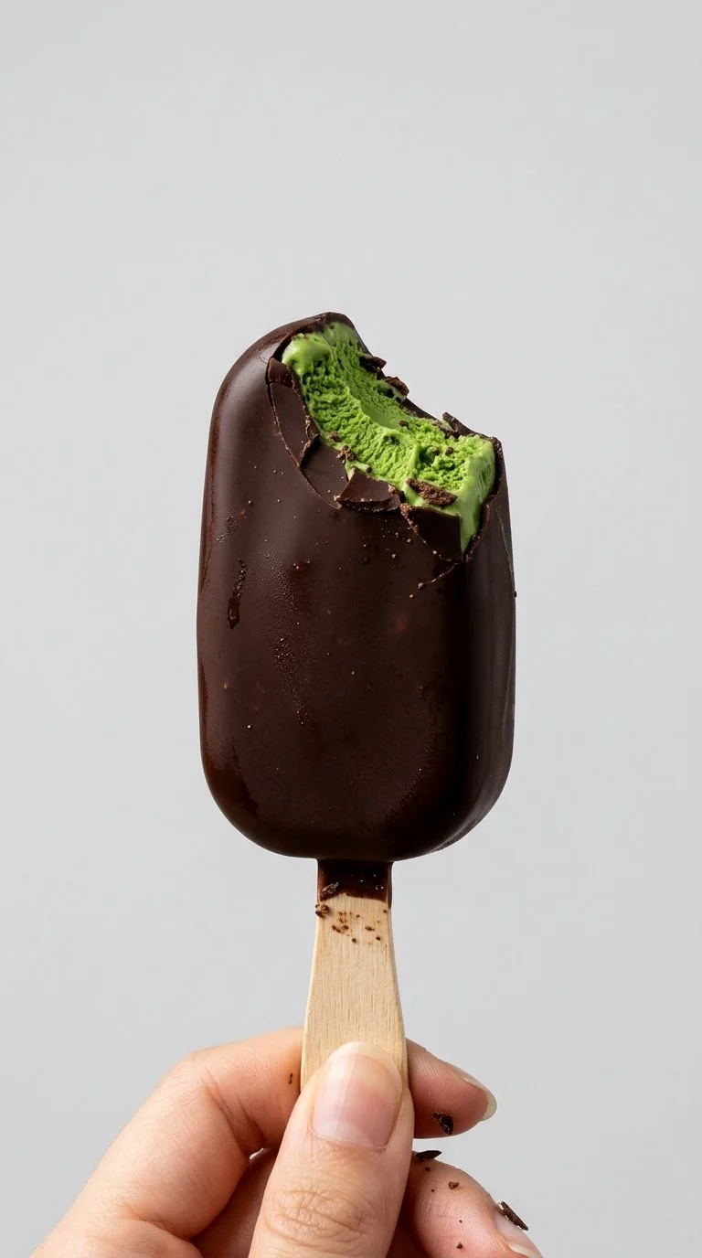 Irresistibly Creamy Mint Chocolate Chip Ice Cream Bars (Paleo, Vegan)