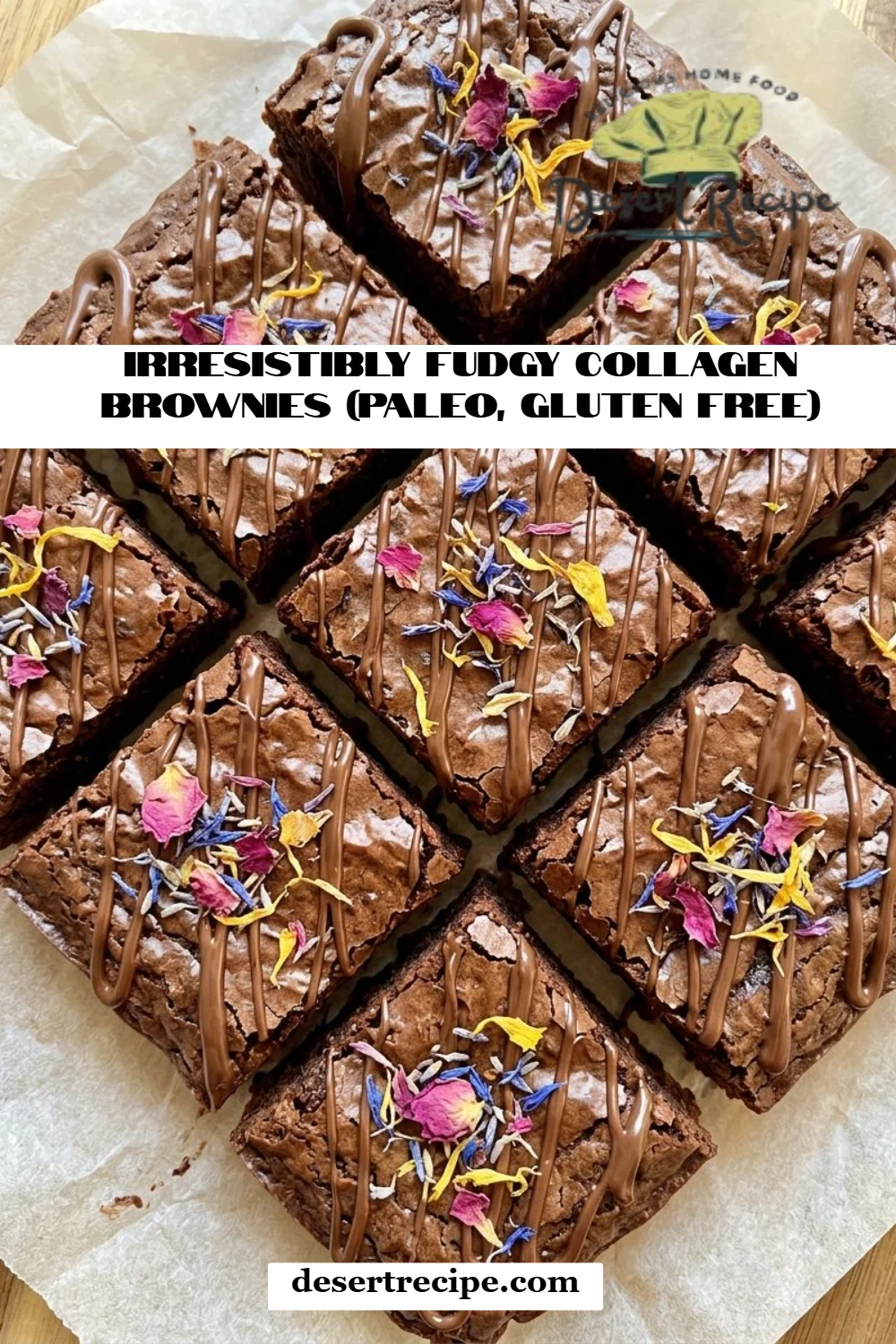 Irresistibly Fudgy Collagen Brownies (Paleo, Gluten Free)