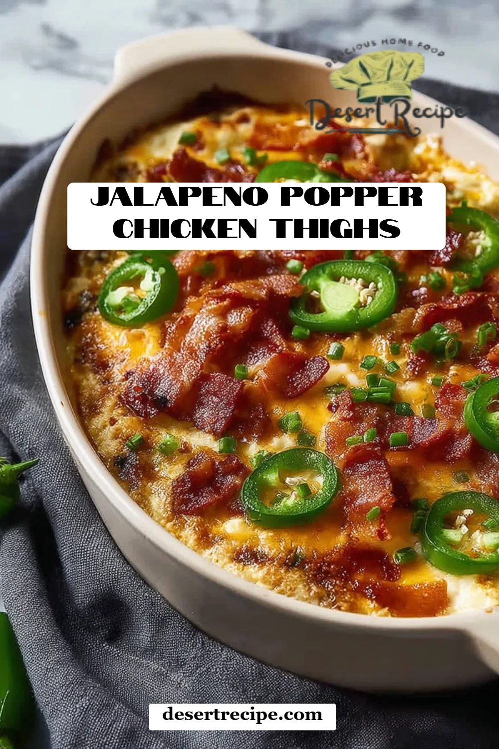 Jalapeno Popper Chicken Thighs