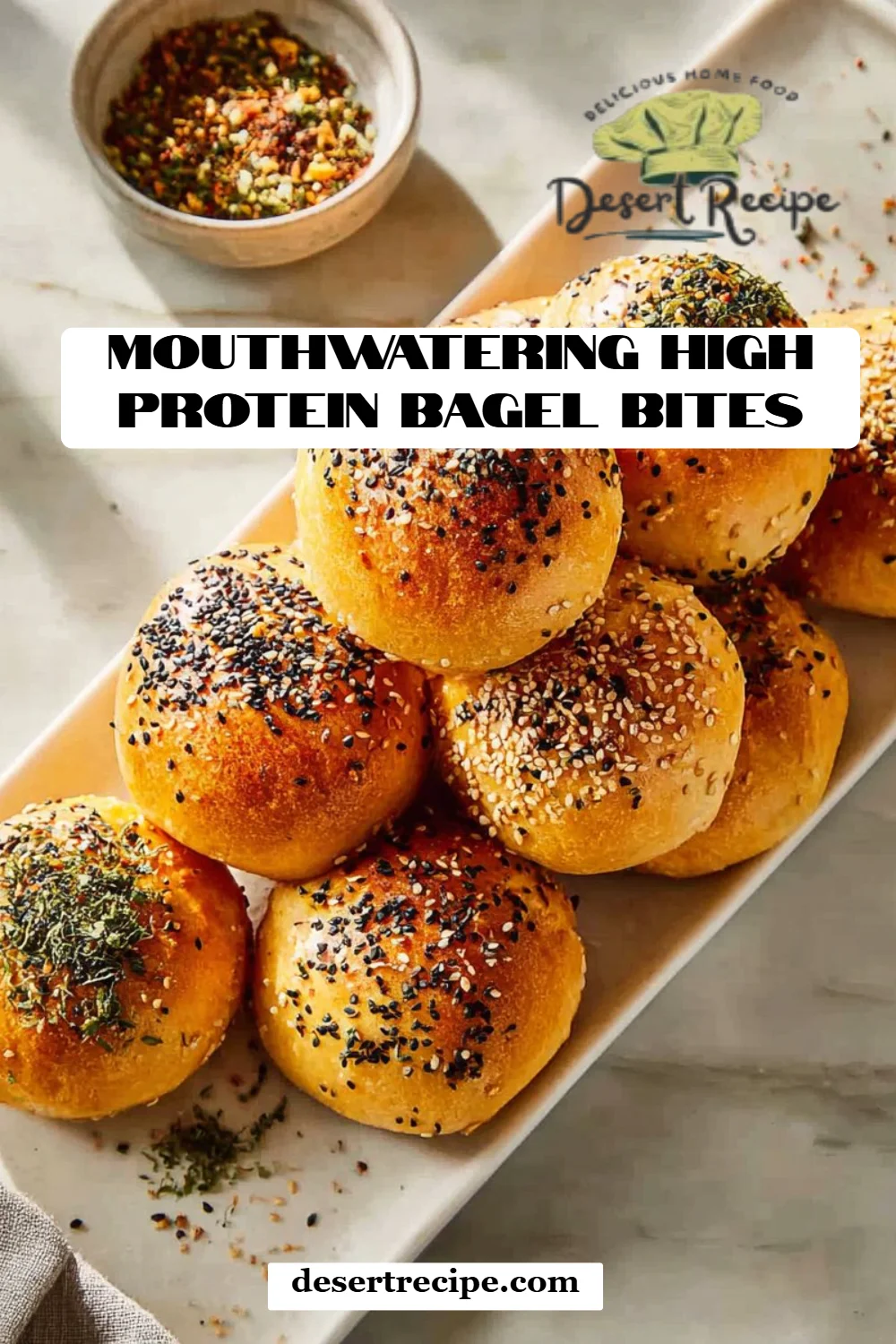 Mouthwatering High Protein Bagel Bites