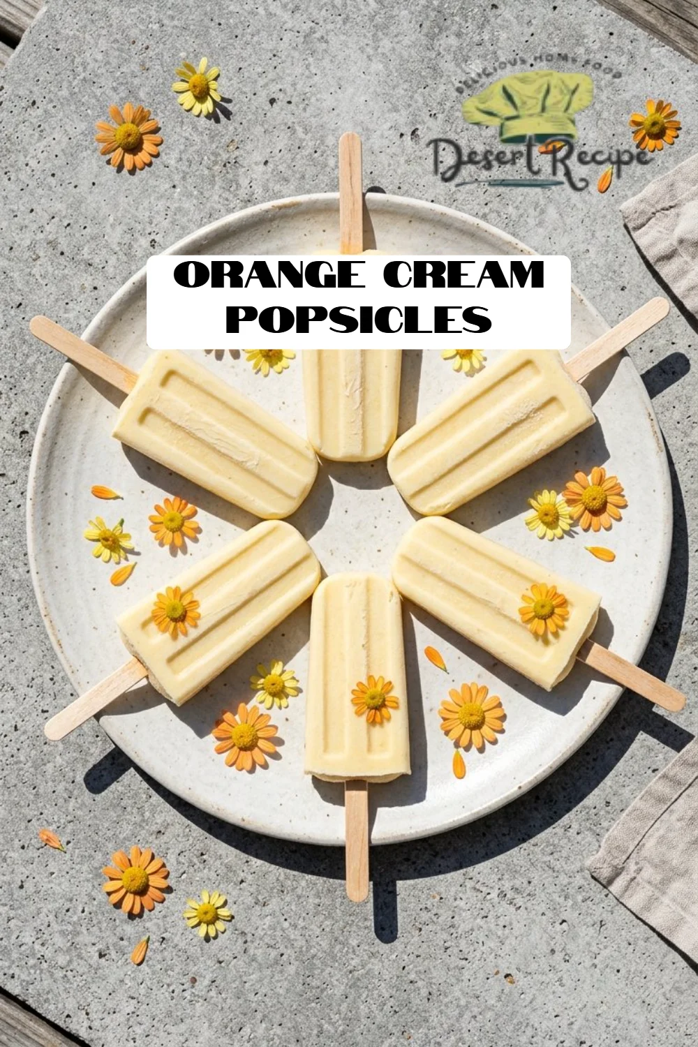 Orange Cream Popsicles