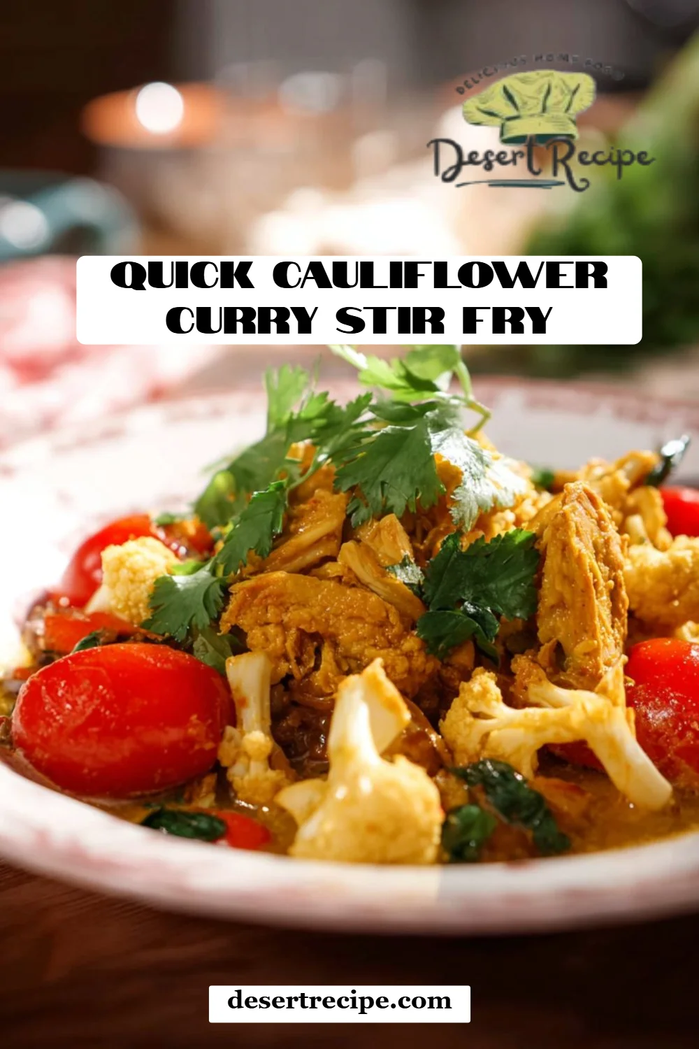 Quick Cauliflower Curry Stir Fry