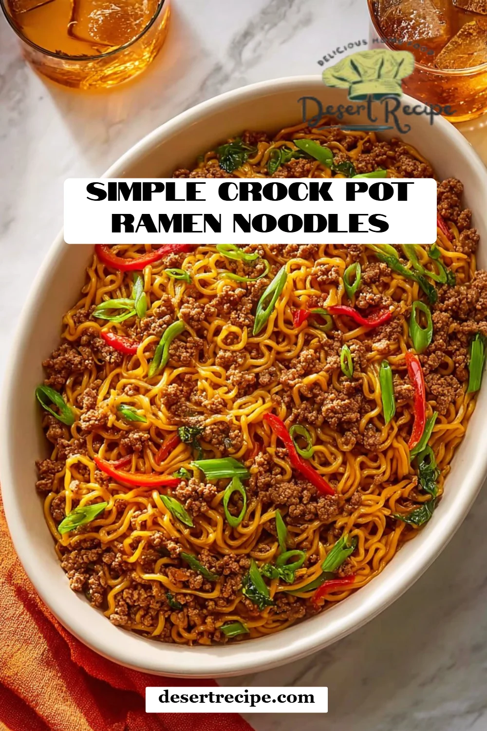 Simple Crock Pot Ramen Noodles