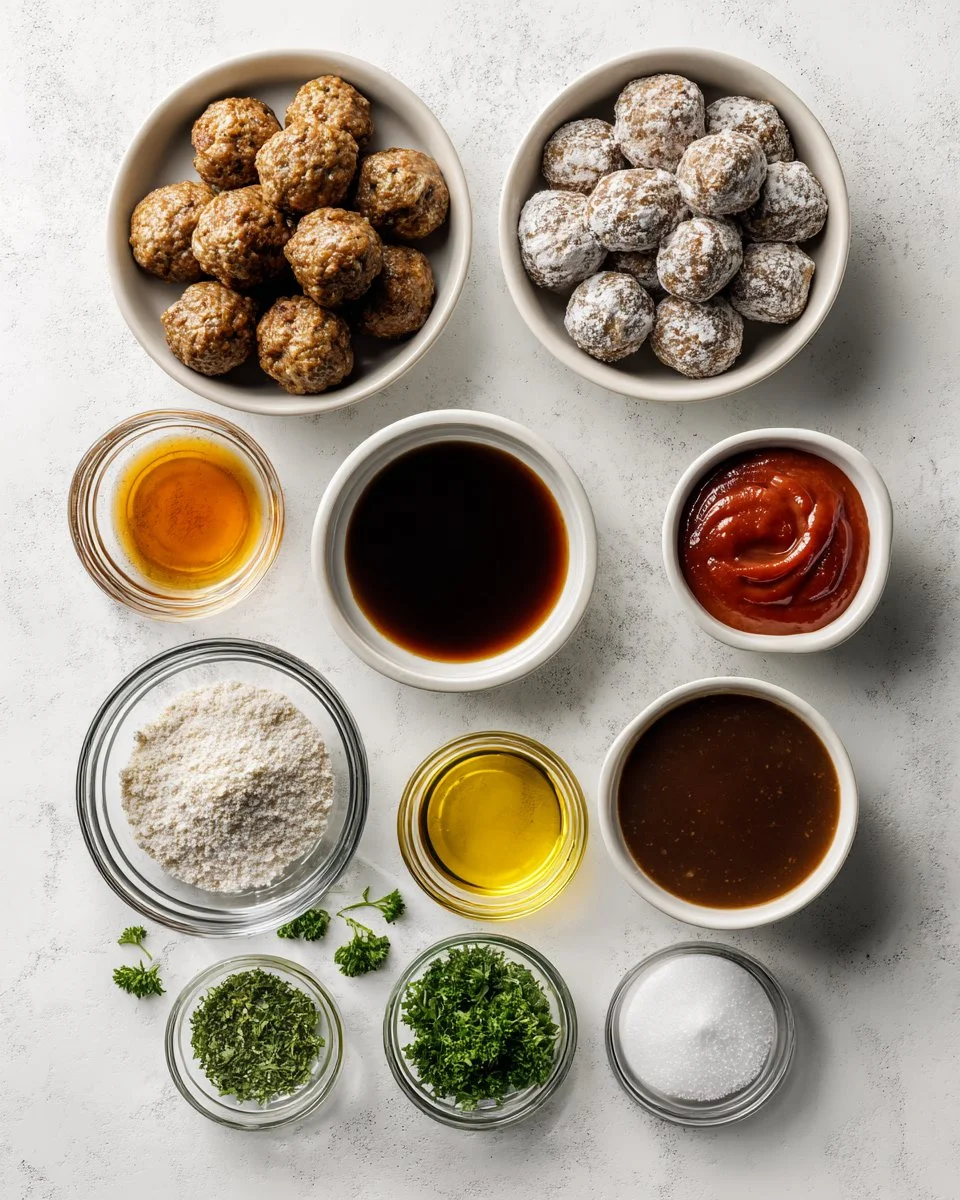 Slow Cooker Meatballs in Gravy