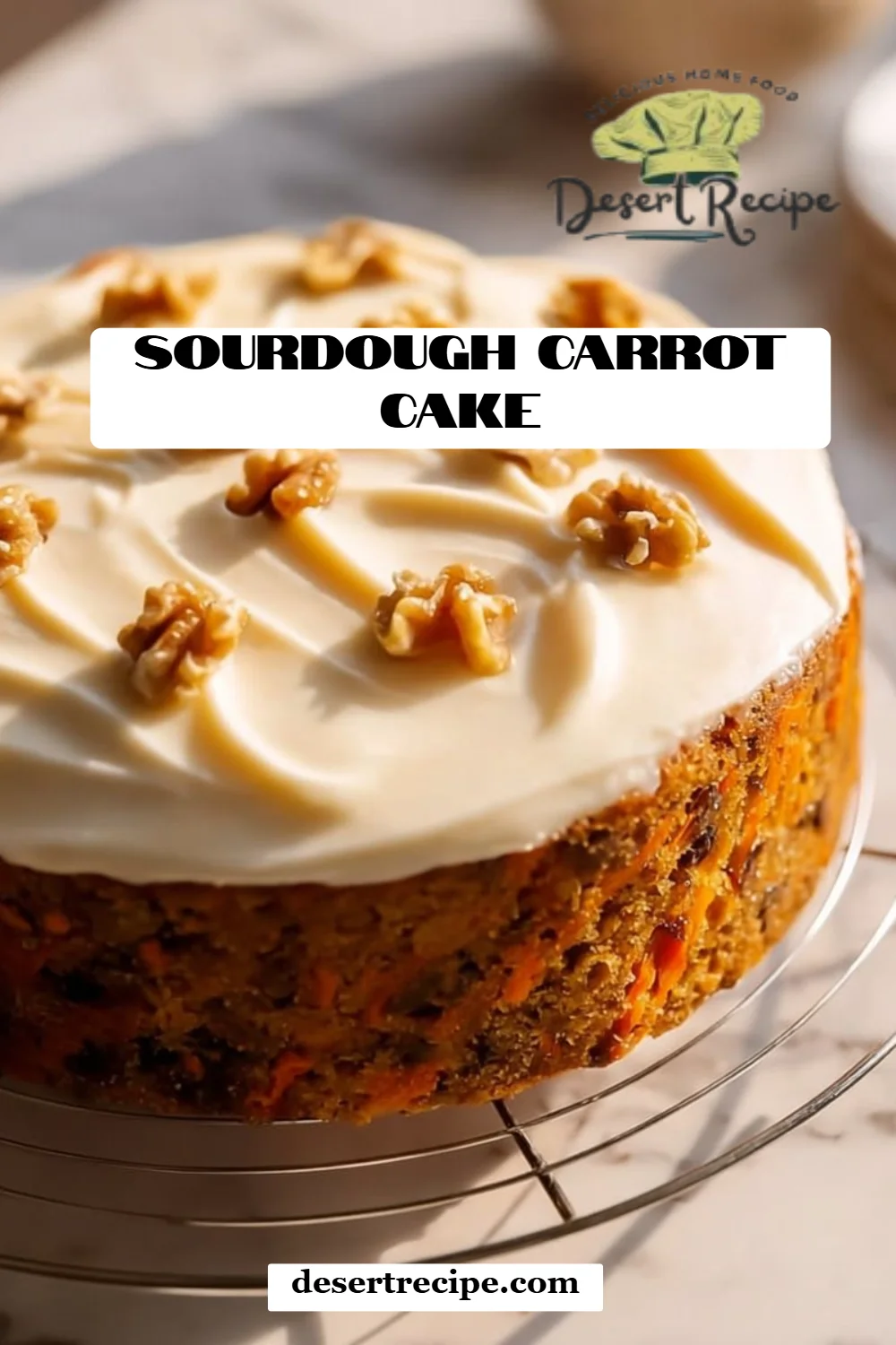 Sourdough Carrot Cake